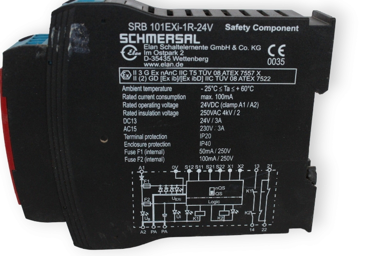 schmersal-protect-SRB-101EXI-1R-24V-safety-monitoring-relay-(used)-2