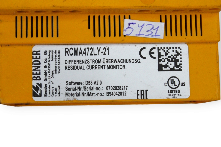 bender-RCMA472LY-21-residal-current-monitor-used-3