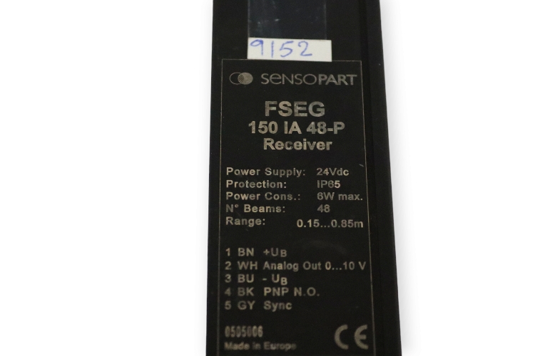 sensopart-FSEG-150-IA-48-P-through-beam-sensor-receiver-used-3
