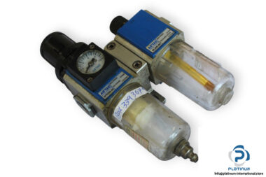 Airtac-GFR200-08-pneumatic-filter-regulator-with-lubricator-(used)