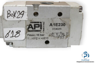 Api-A1E230-single-solenoid-valve-(used)-1