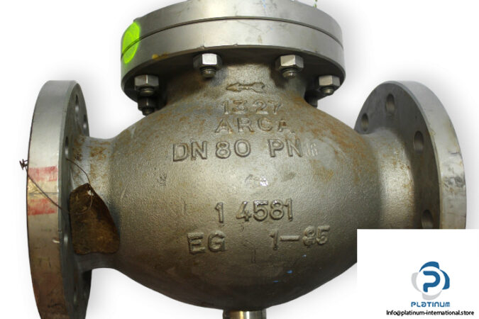 Arca-1327-Dn80-Pn16-normally-open-Control-Valve_Used_1