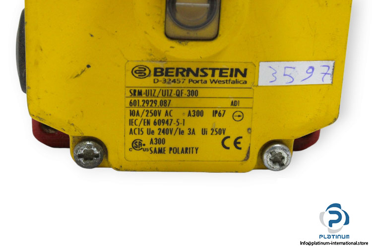 Bernstein-SRM-U1Z_U1Z-QF-300-safety-switch-(used)-1