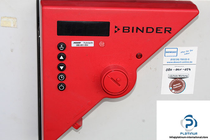 Binder-FED-240-e2-heating-oven-Used-1