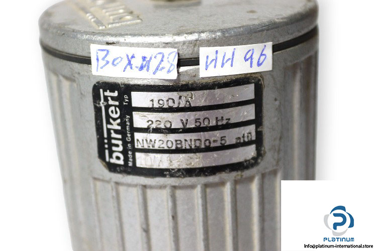 Burkert-190_A-solenoid-valve-(used)-1