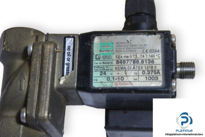 Buschjost-8497788.8136-solenoid-valve-used-2