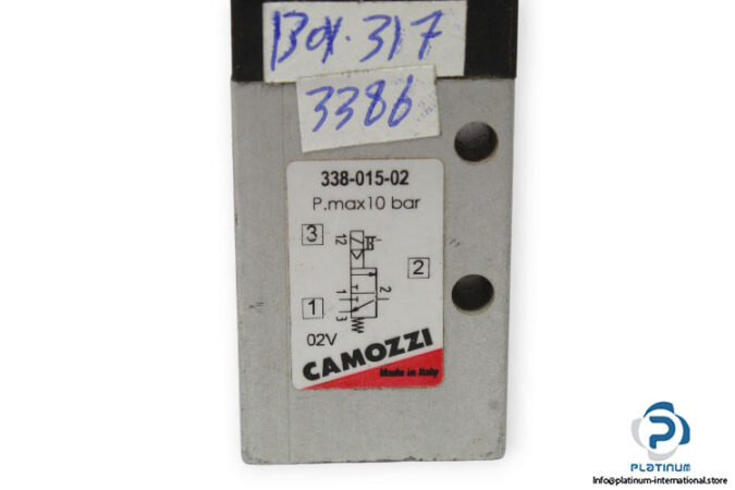 Camozzi-338-015-02-single-solenoid-valve-with-coil-(used)-2