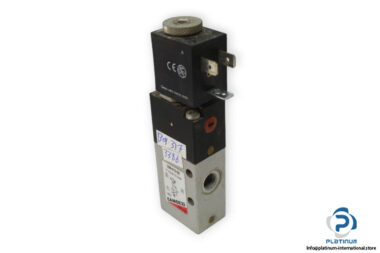 Camozzi-338-015-02-single-solenoid-valve-with-coil-(used)