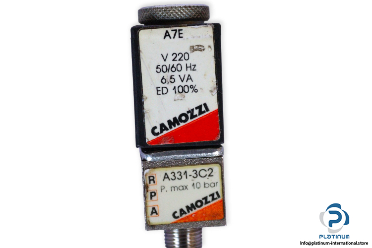 Camozzi-A331-3C2-single-solenoid-valve-(used)-1