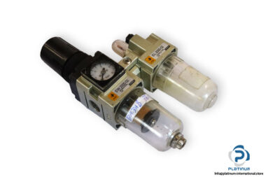 EMC-EIW-2000-02-filter-with-regulator-and-lubricator-used