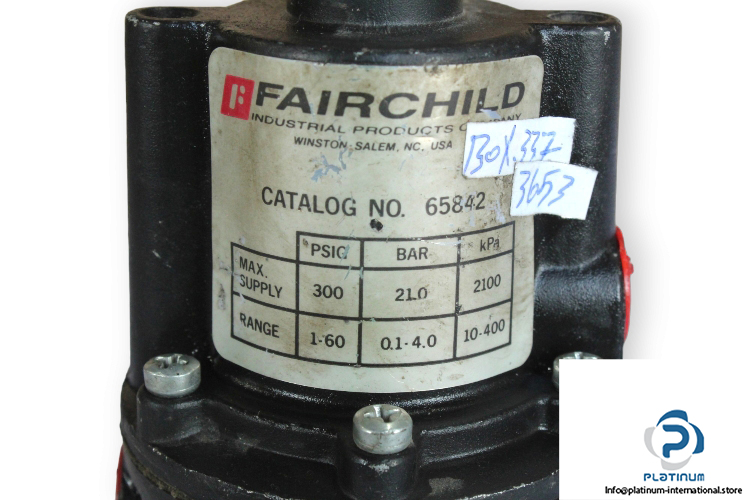 Fairchild-65842-pneumatic-pressure-regulator-(used)-1