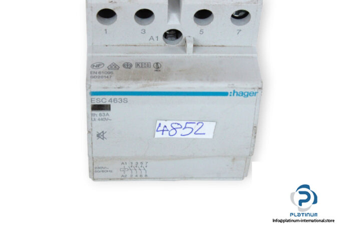 Hager-ESC463S-contactor-used-3