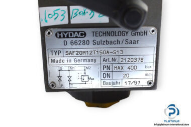 Hydac-SAF20M12T150A-S13-safety-and-shut-off-block-(used)-1