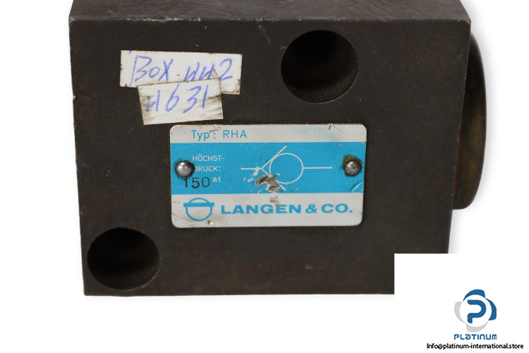 Langen-co-RHA-check-valve-(used)-1
