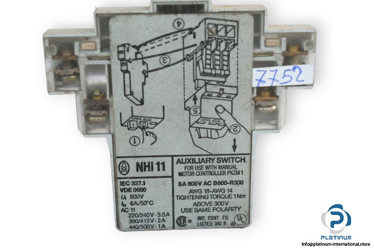 NHI-11-standard-auxiliary-contact-(used)-1