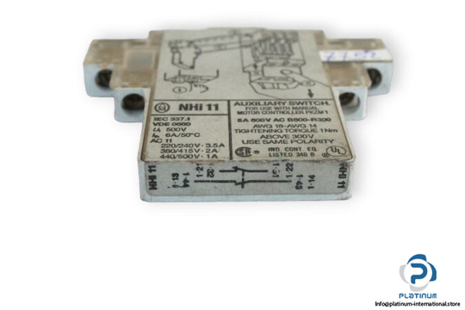 NHI-11-standard-auxiliary-contact-(used)-2