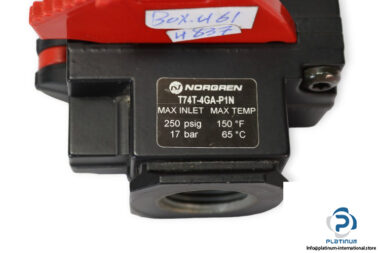 Norgren-T74T-4GA-P1N-shut-off-valve-(used)-1