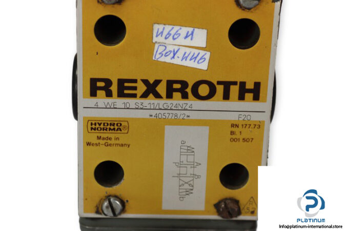 Rexroth-4-WE-10-S3-11_LG24NZ4-solenoid-operated-directional-valve-(used)-2