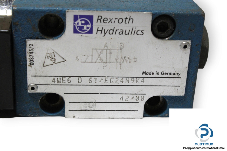 Rexroth-4WE6-D-61-EG24N9K4-directional- Spool-valve-used-2