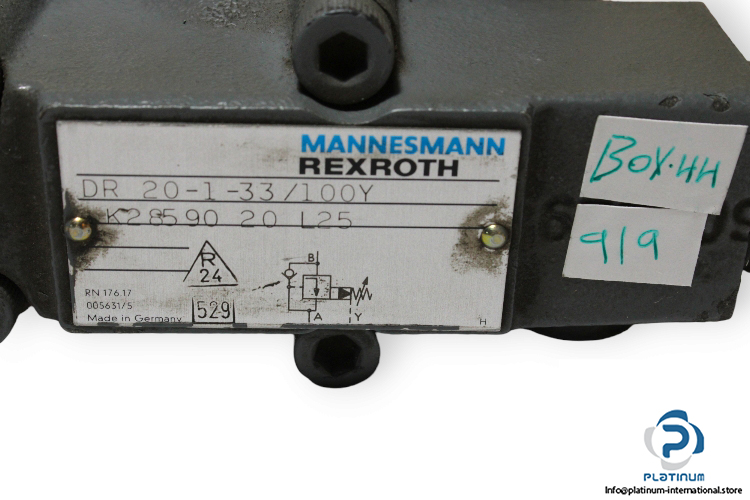 Rexroth-DR-20-1-33_100Y-K2-8590-20-L25-flow-control-valve-(used)-1