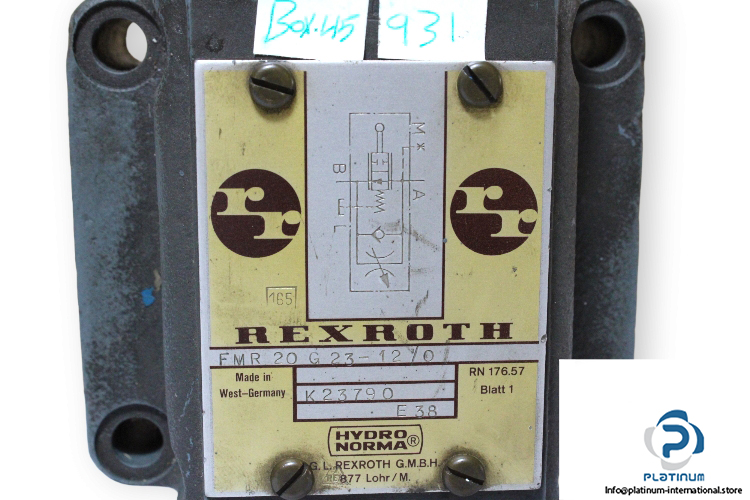 Rexroth-FMR-20-G-23-12_0-directional-control-valve-used-2