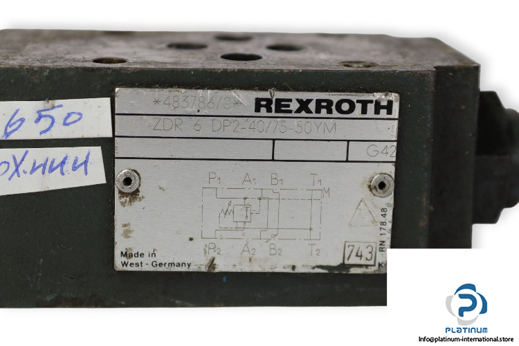 Rexroth-ZDR-6-DP2-40_75-30YM-pressure-reducing-valve-(used)-1