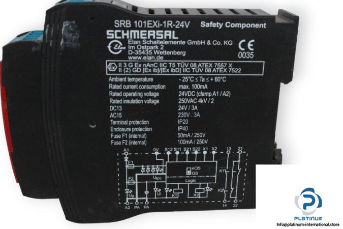 SCHMERSALPROTECTSRB101EXI-1R-24VSAFETY-MONITORINGRELAY-2-logo