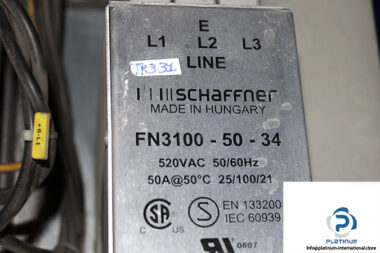 Schaffner-FN3100-50-34-filter-safety-terminal-block-(used)-1