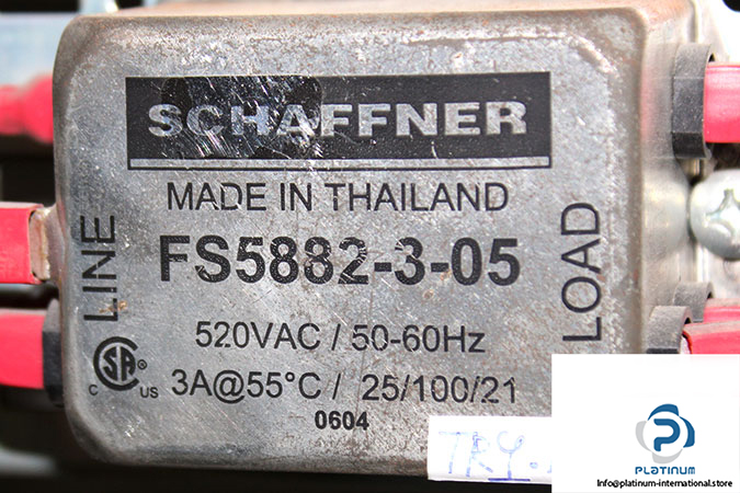 Schaffner-FS5882-3-05-power-line-filter-(used)-1