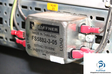 Schaffner-FS5882-3-05-power-line-filter-(used)