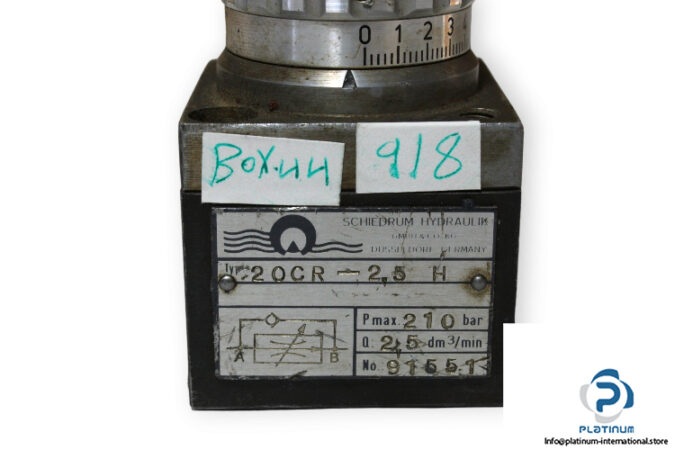 Schiedrum-20CR-2.5H-pressure-control-valve-(used)-1