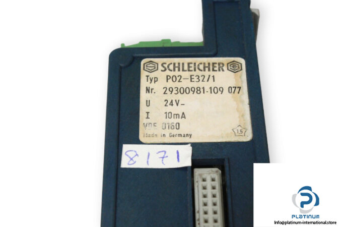 Schleicher-P02-E32_1-digital-input-module-(used)-2