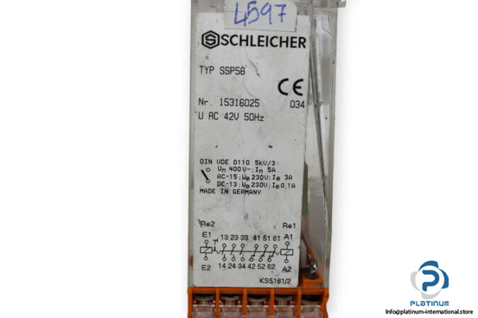 Schleicher-SSP-56-15314843-122-034-control-relay-(used)-2