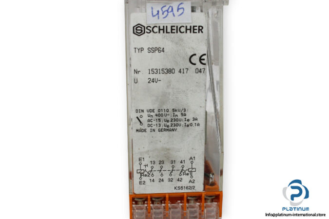 Schleicher-SSP64-safety-relay-(used)-2