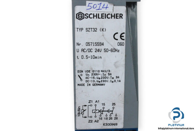 Schleicher-SZT32-K-time-relay-(used)-2