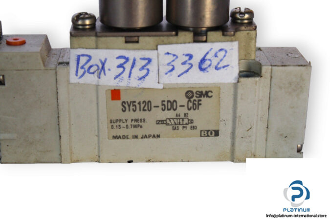 Smc-SY5120-5DO-C6F-solenoid-valve-(used)-1