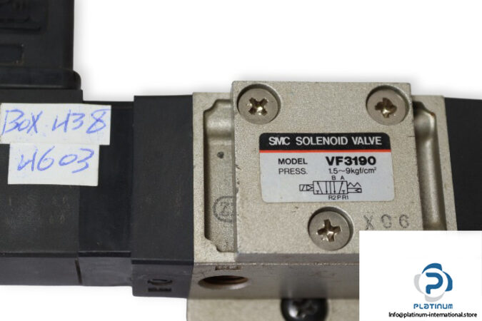Smc-VF3190-single-solenoid-valve-(used)-2