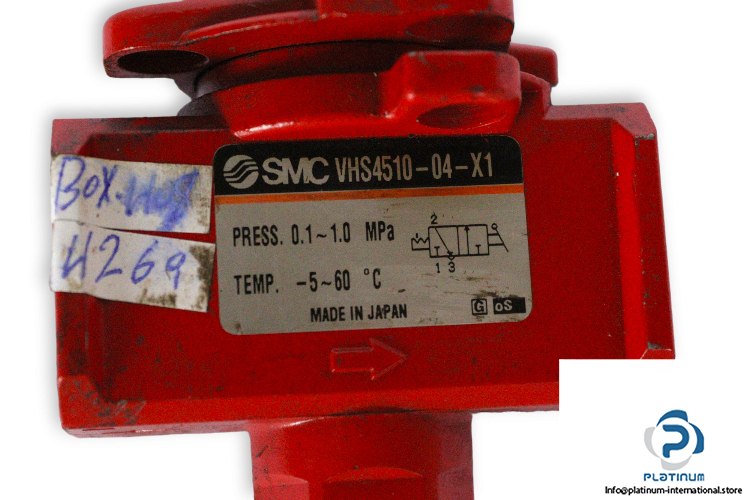 Smc-VHS4510-04-X1-hand-valve-(used)-1