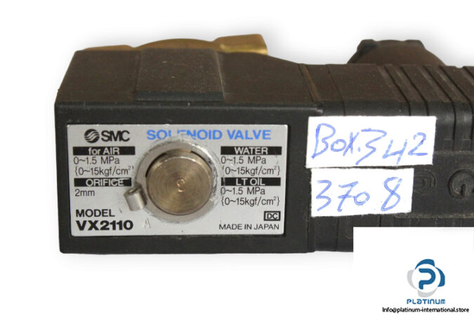 Smc-VX2110-single-solenoid-valve-(used)-2