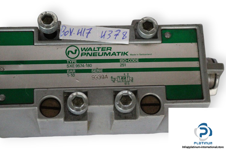Walter-pneumatik-SXE9574-180-251-single-solenoid-valve-(used)-1