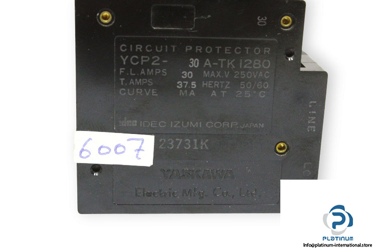 Yaskawa-YCP2-30-A-TK1280-circuit-protector-(used)-1