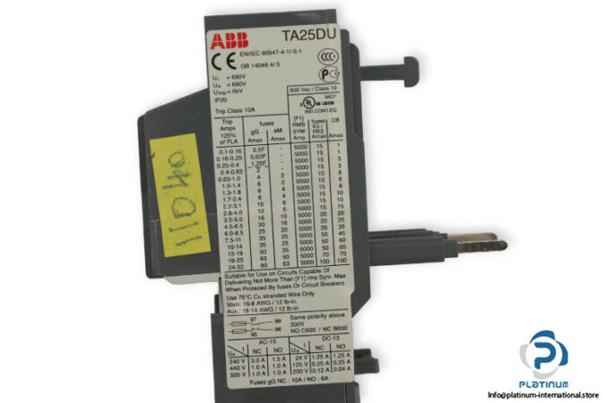 abb-TA25DU-5.0-thermal-overload-relay-(new)-2