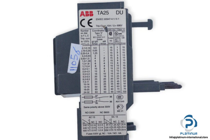 abb-TA25DU-8.5-thermal-overload-relay-(New)-2