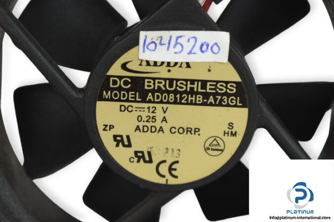 adda-AD0812HB-A73GL-axial-fan-Used-1