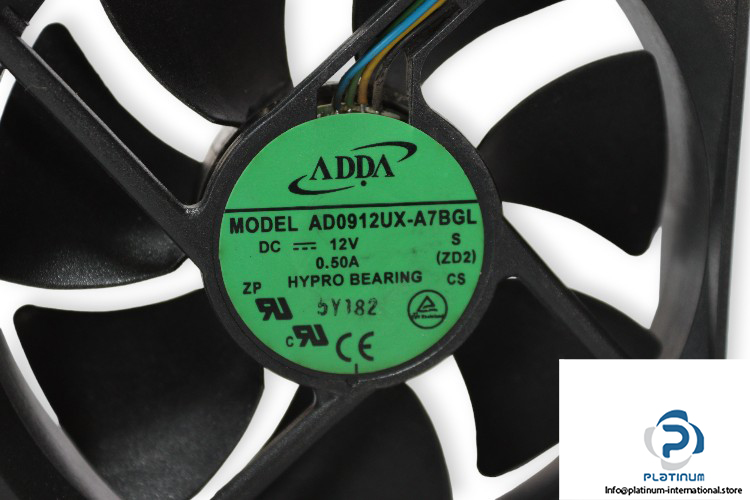 adda-AD0912UX-A7BGL-axial-fan-used-1