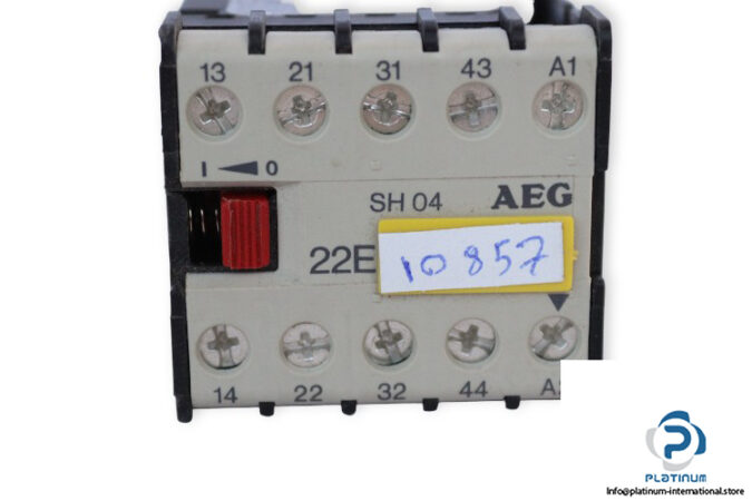 aeg-SH-04-auxiliary-contactor-(used)-1