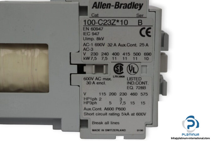 allen-bradley-100-C23ZJ10-contactor-(new)-3