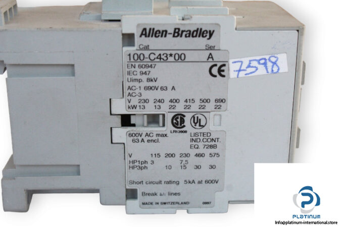 allen-bradley-100-C43-00-contactor-(used)-2