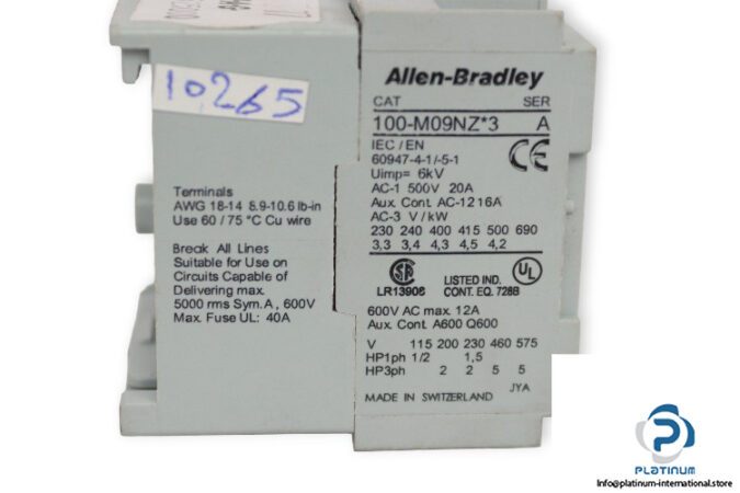 allen-bradley-100-M09NZ-3-mini-contactor-(new)-2