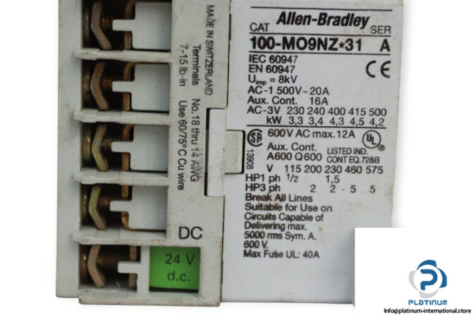 allen-bradley-100-M09NZ-31-mini-contactor-(used)-2